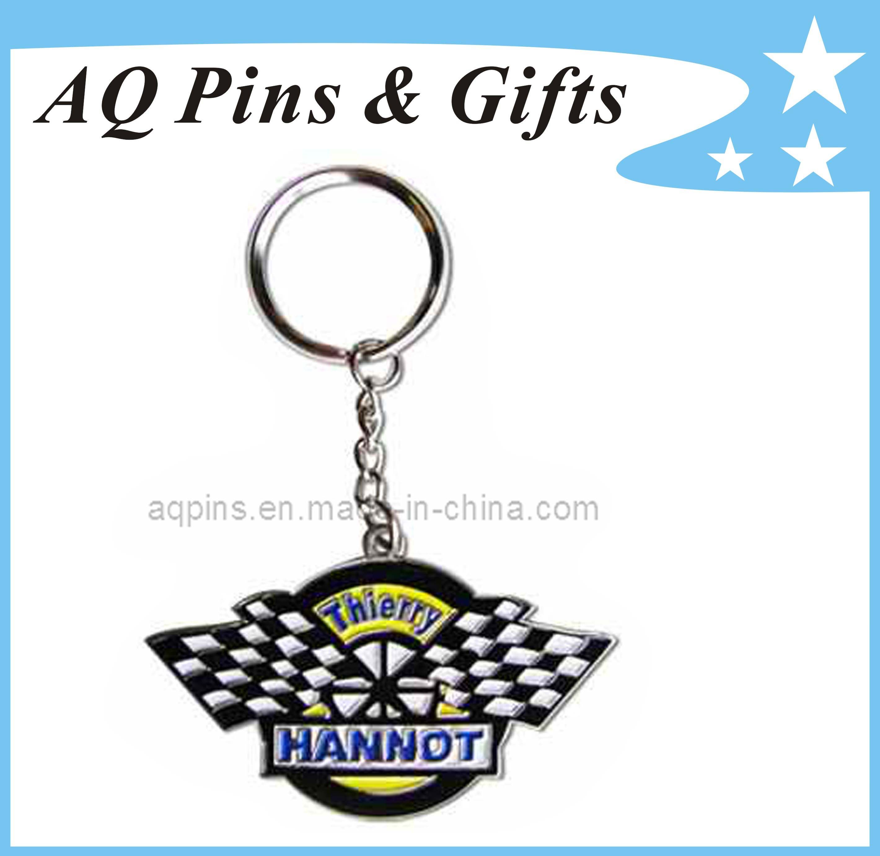 Enamel Key Chain in Nickel Plating