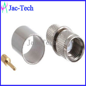 RF Coaxial Connector Miniuhf Male Crimp for LMR400 Coaxial Connector