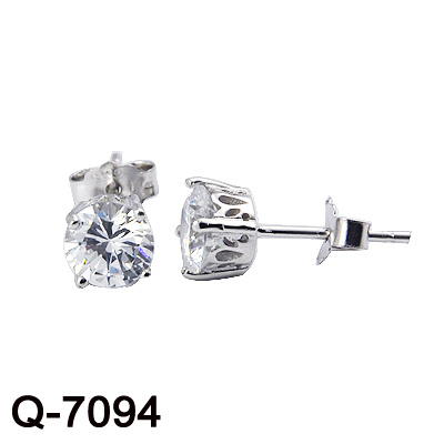 New Design 925 Silver Fashion Earrings Jewellery (Q-7094)