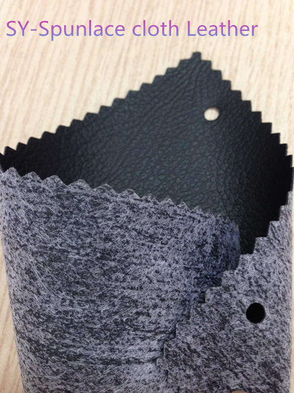 Sy-Spunlace Cloth PVC Leather
