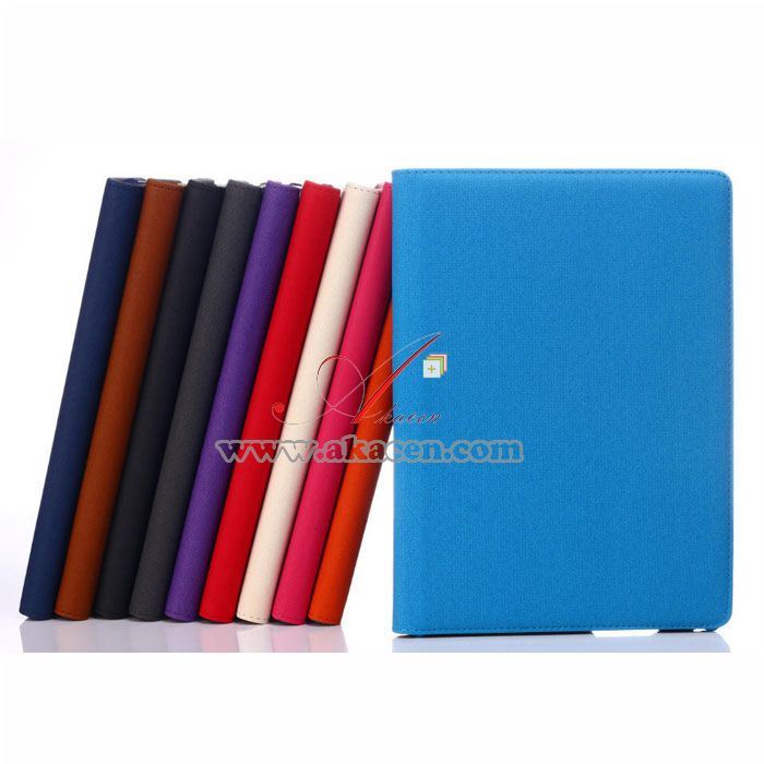 360 Rotary Stand Leather Tablet Case for iPad Air 2 with Card Slots