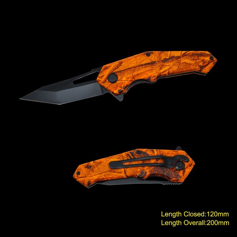 Folding Knife with with Camouflage (#3698)