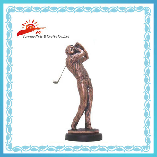 Polyresin Golf Trophy Souvenir (SMC8812)