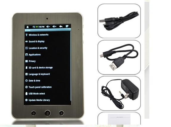 7 Inch Touch Screen Tablet PC With WiFi Camera Private Metal Shell (X-898)