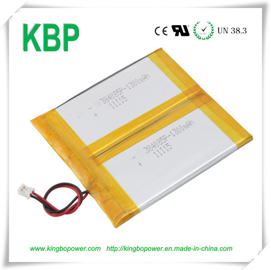7.4V Rechargeable Lithium-Ion Battery for Safety Device (1300mAh)