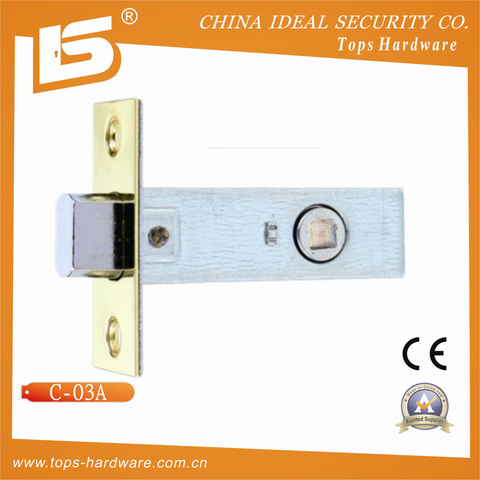 Mortise Lock Body (C-03A) with Knob
