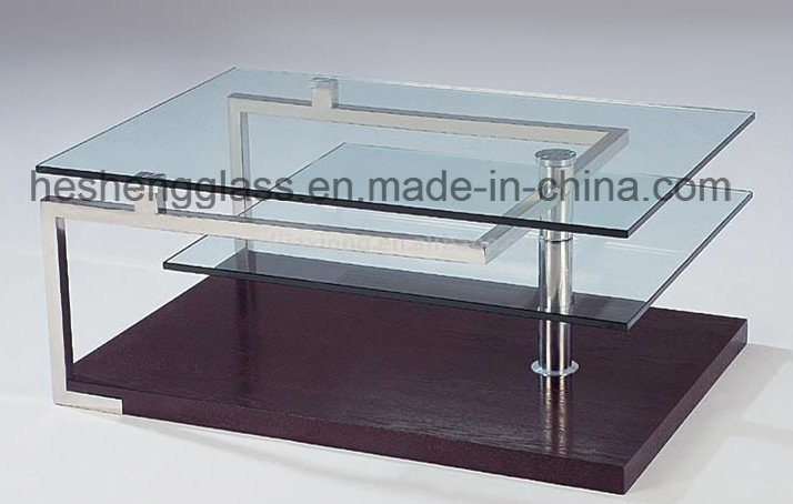 12mm Clear Tempered Glass as Table Top