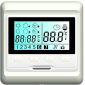 2015 New Heating Thermostat E53 with Digital LCD Screen Weekly Programming