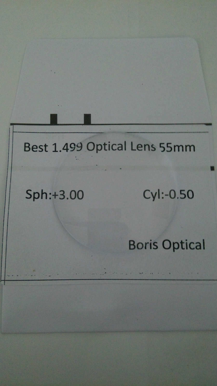 Best 1.499 Uc Optical Lens 55mm (BS017)