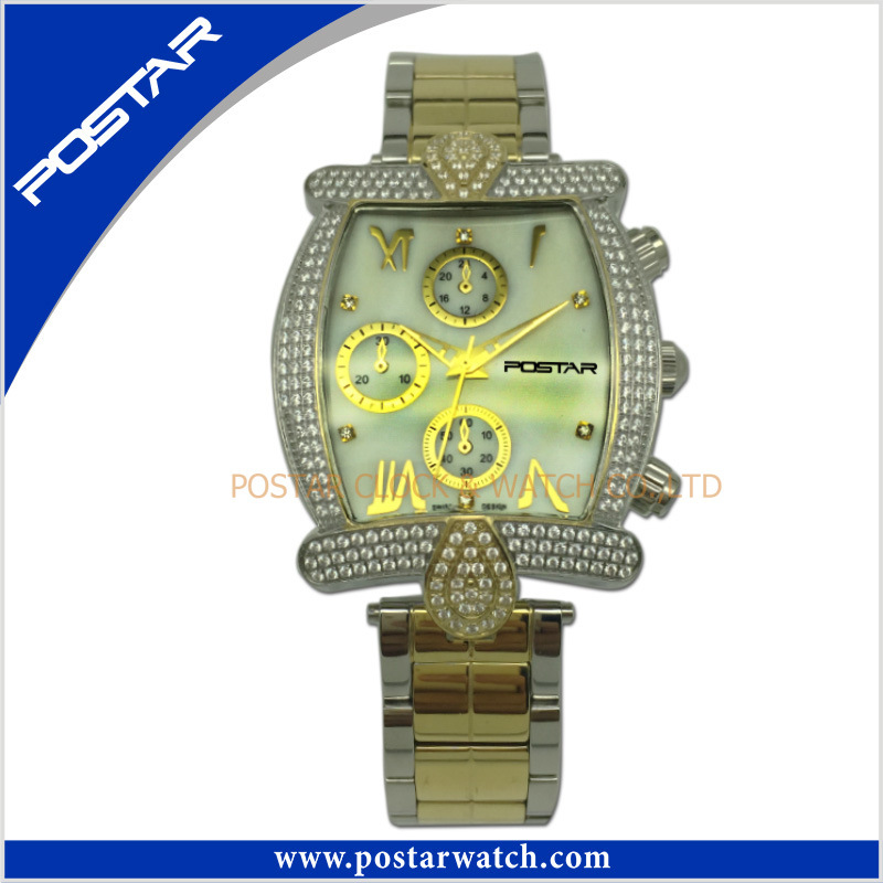 Best Selling 2015 Stainless Steel Watch with Special Case