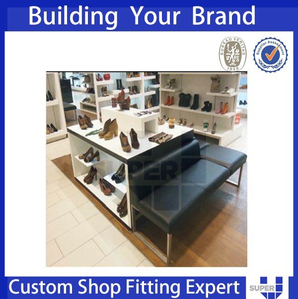 2014 Retail Stores Fashion Display Equipment for Shoes or Clothing Shop, Clothing Store Display and Equipment, MDF Shoe Display Rack