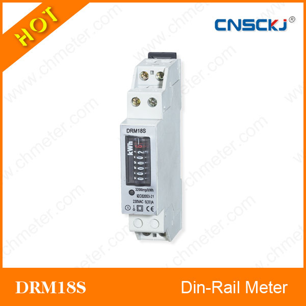 Single Phase Electronic DIN-Rail Reactive Watt-Hour Meter