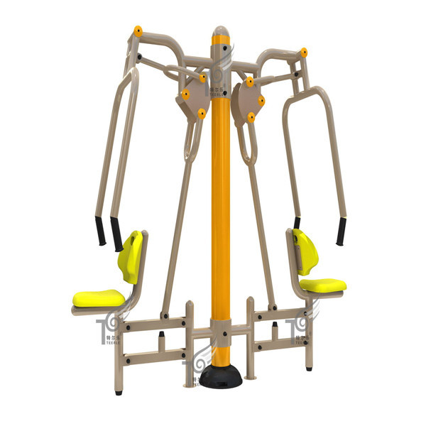 CE & GS Certificated Seated Pushing Machine Tel0149 Galvanized Outdoor Fitness Equipment 2014 Hot Sale
