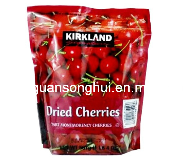Plastic Dried Cherries Bag/Dried Fruit Packing Bag
