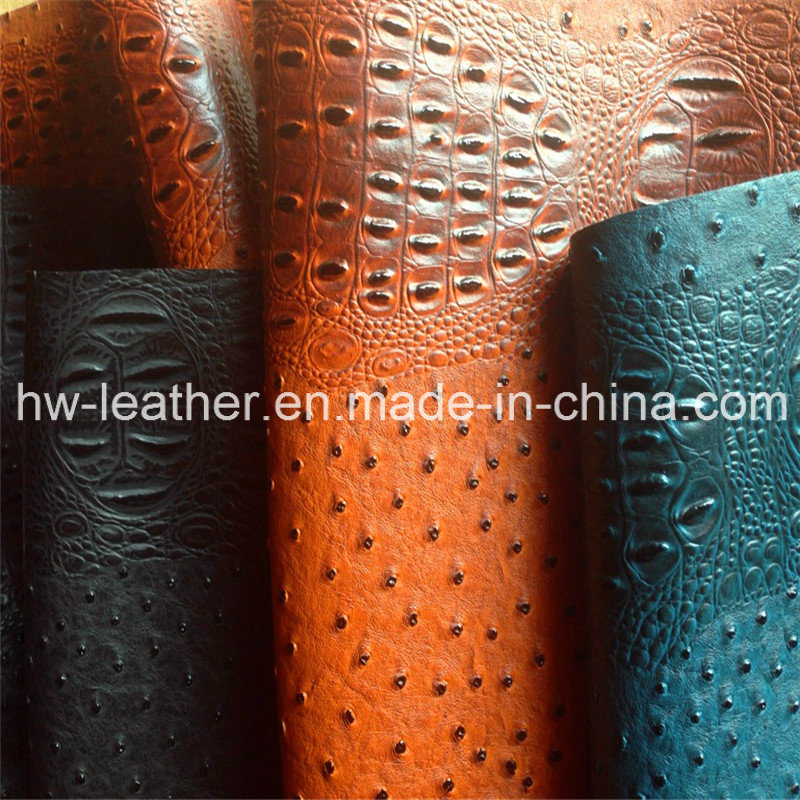 Shoe Upper Leather with High Quality Hw-865
