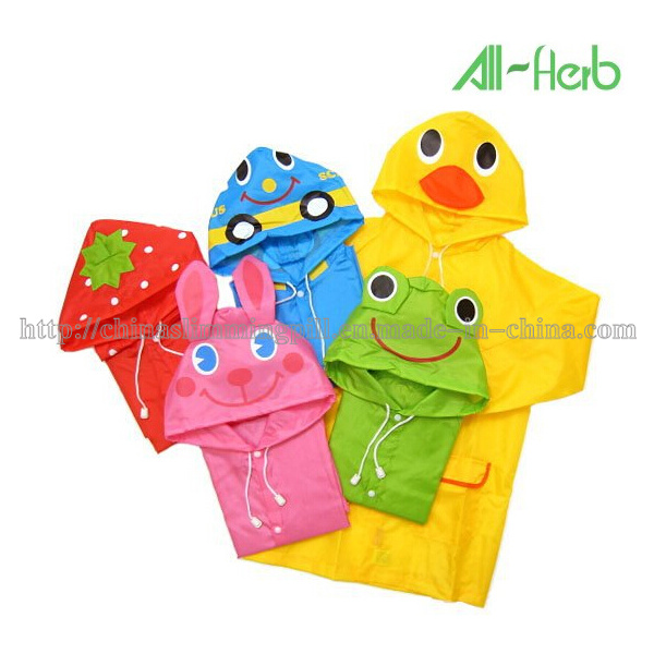 Colorful Children PVC Rain Coat, High Quality Raincoat for Children