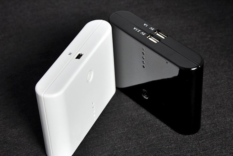 12000 mAh High Capacity Power Bank for iPad/iPod/iPhone with Dual USB (aet12000)
