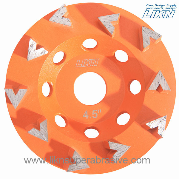 Arrow Segment Diamond Impregnated Grinding Wheel