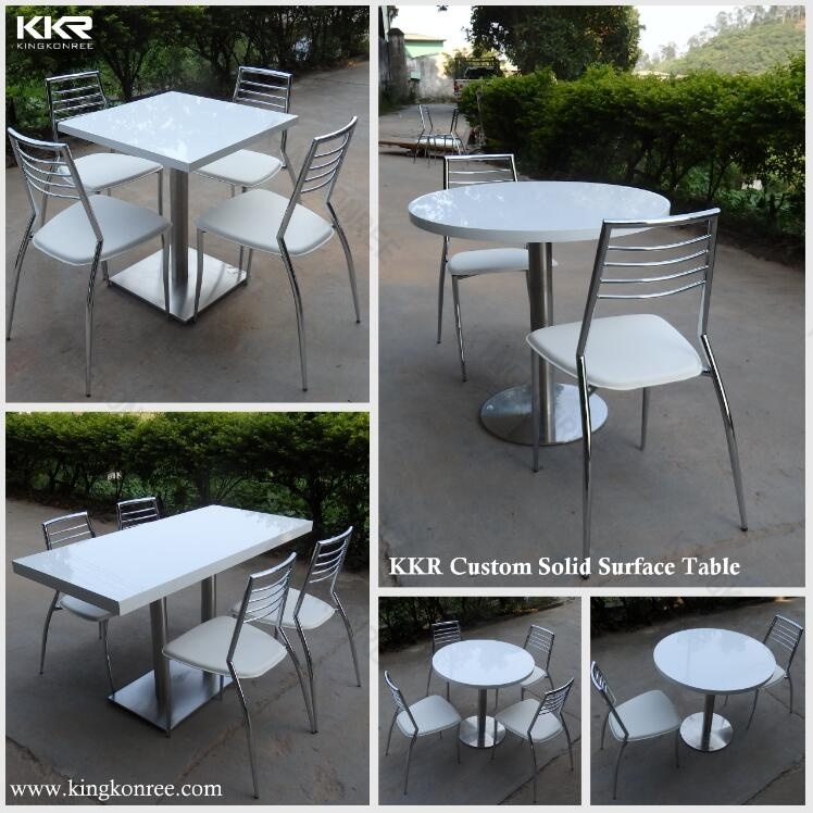 Corian Customized Restaurant Solid Surface Table