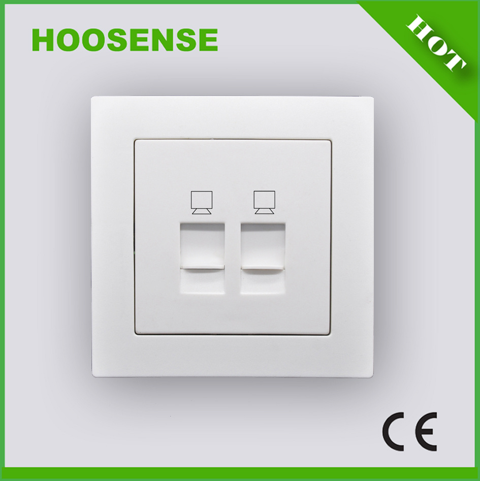 Good Switch Hoosense Electrical Appliance Manufacturing Telephone+Computer Socket