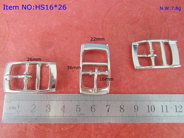 Factory Supply 16mm Zinc Alloy Pin Buckle