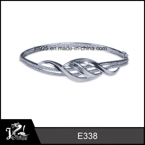 2015 Wholesale High Fashion 925 Silver Charm Bangle Bracelet