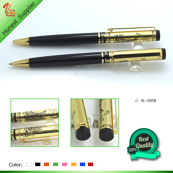 Luxury Best Black Metal Pen Cusomized Logo Pen