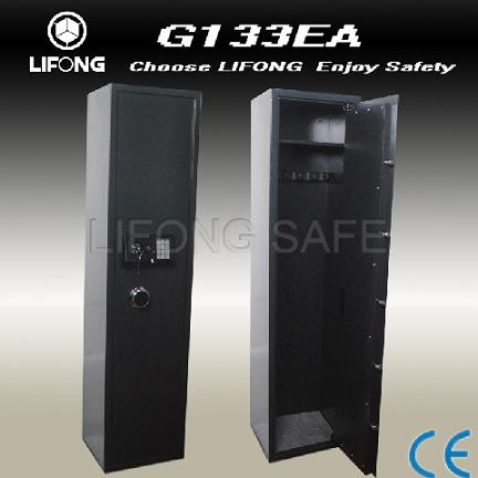 Cheap Electronic Gun Safe with 5 Locking Bolts for Keeping 3-5 Rifles