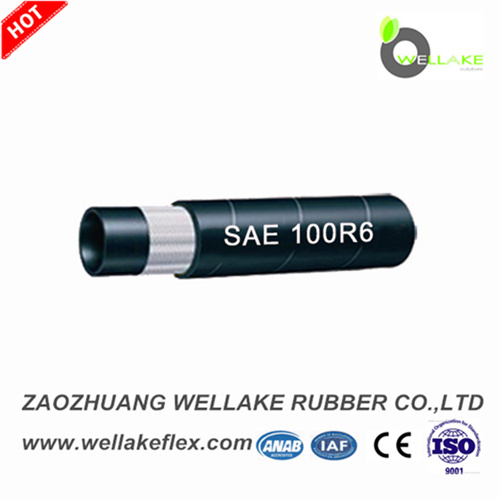 Single Textile Braid Rubber Hose SAE 100r6