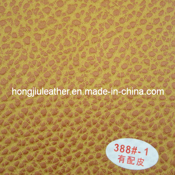 Eco Friendly Colorful and High-Quality Synthetic Sofa Leather