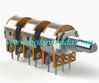 Six Gang Audio Potentiometer Rotary Potentiometer - RP1615go