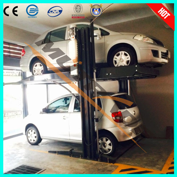 CE Garage Car Dealer 2 Deck Car Parking Device