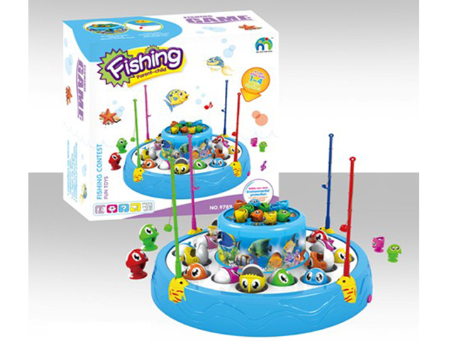 Electric Toy Double Layer Fishing Wheel (H9592005)