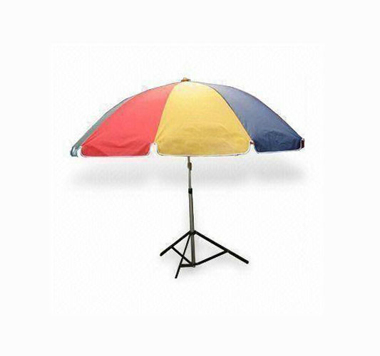 LED Light Garden Nylon Beach Umbrella