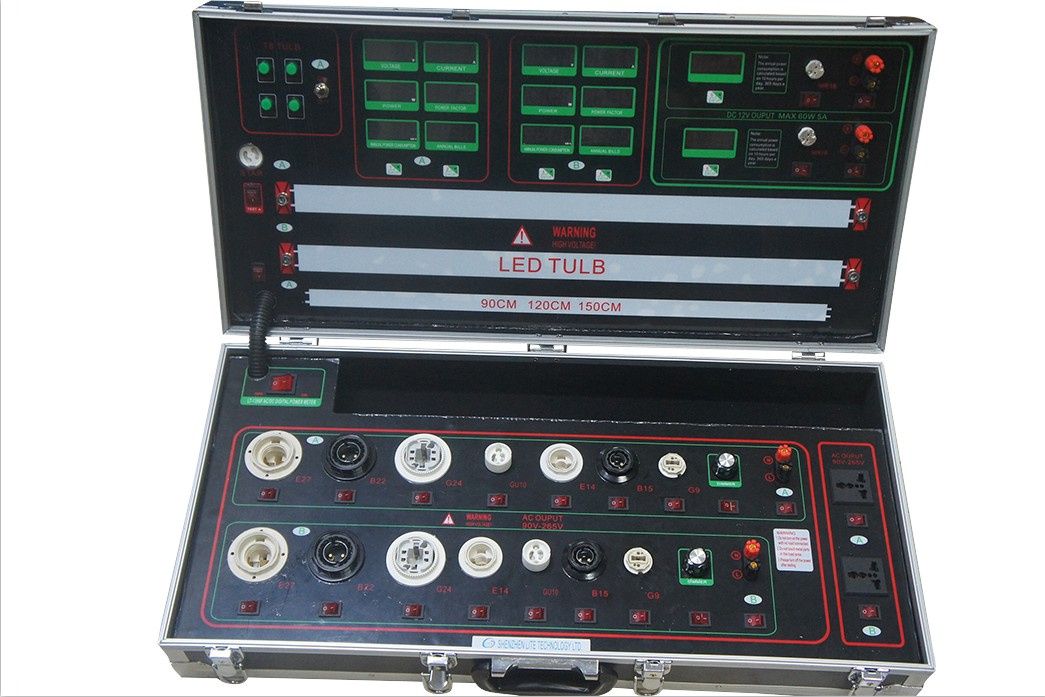 LED Tester Demo Case for Lighting Store and Sales Person