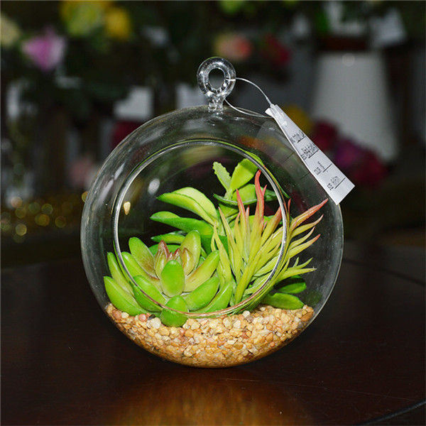 Mini Artificial Hanging Terrarium Succulent Plants