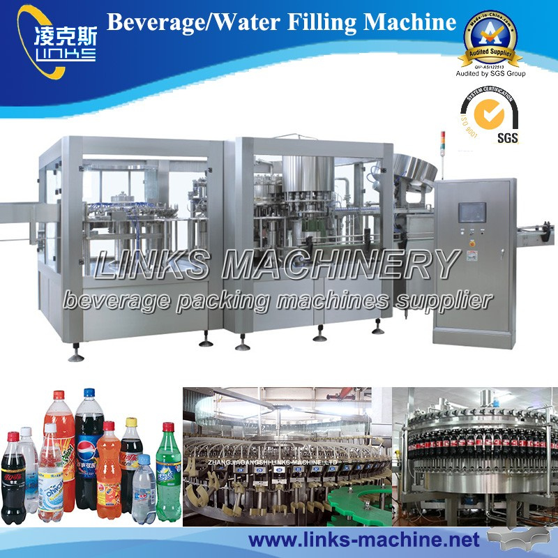 Automatic 3 in 1 Soda Liquid Filling Machine