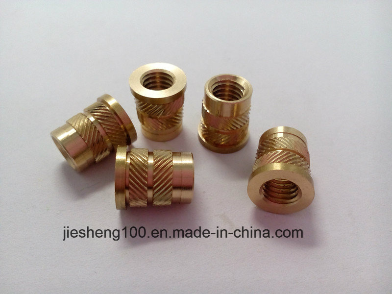 Custom Brass Metric Knurled Nuts, Threaded Insert Nut /Knurled Nut