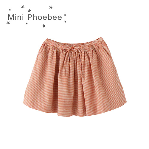 100% Cotton Phoebee Summer Kids Clothes Girl Skirt