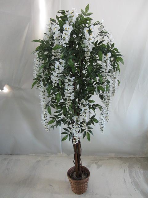 Artificial Plants and Flowers of Westeria 1.8m 1400lvs 40flowers