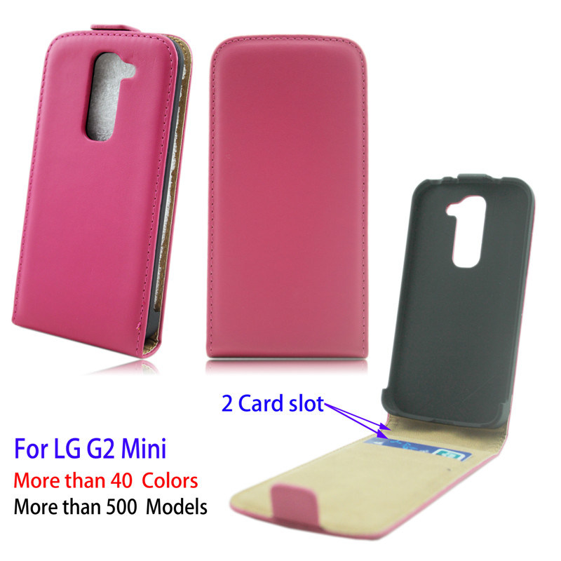 New High Quality Card Slot Flip Leather Case for LG L Bello D331