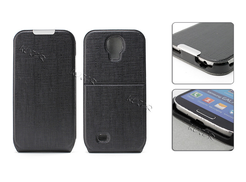 Leather Case for Samsung Galaxy S5 I9600 with Self Attraction Force
