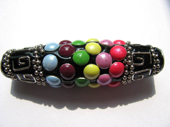 Amazing Hand Made Fashion Large Hole Polymer Clay in Multicolor Beads