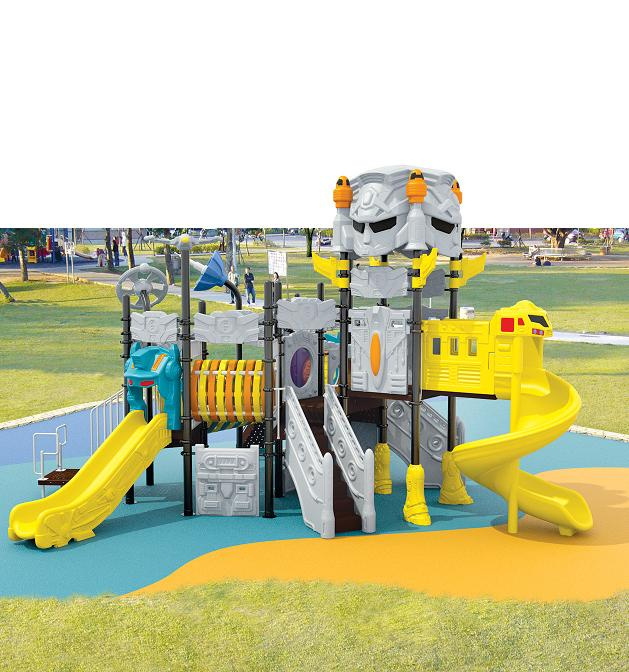 Robot Theme Small Outdoor Slides for Kids (TY-00201)