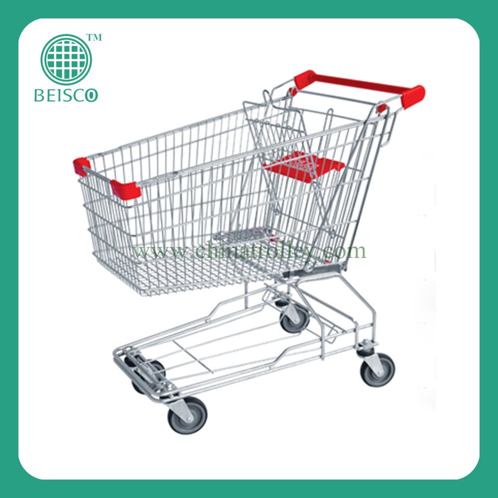 Metal Grocery Shopping Cart Trolley