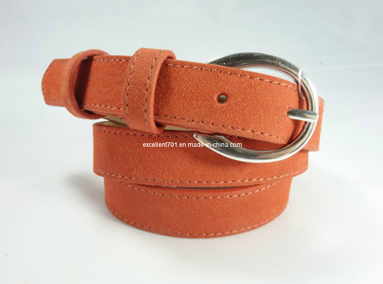 Fashion Split Suede Leather Belt for Women (EUBL0929-23)