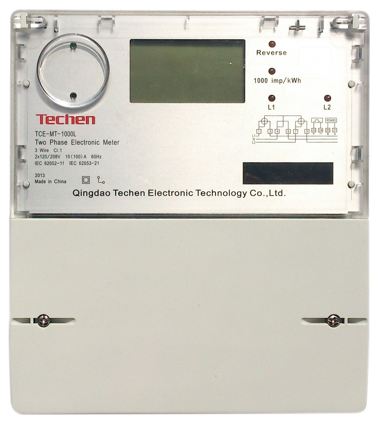 Three Phase Four Wire Smart Energy Meter-IEC Standard
