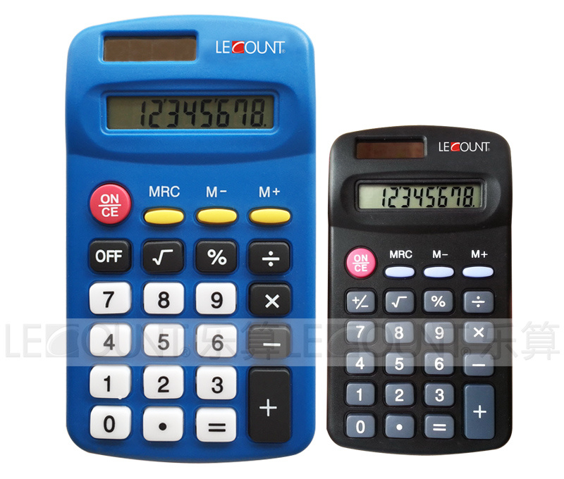 8 Digits Dual Power Mini Size Gift Handheld Pocket Calculator (LC569A)