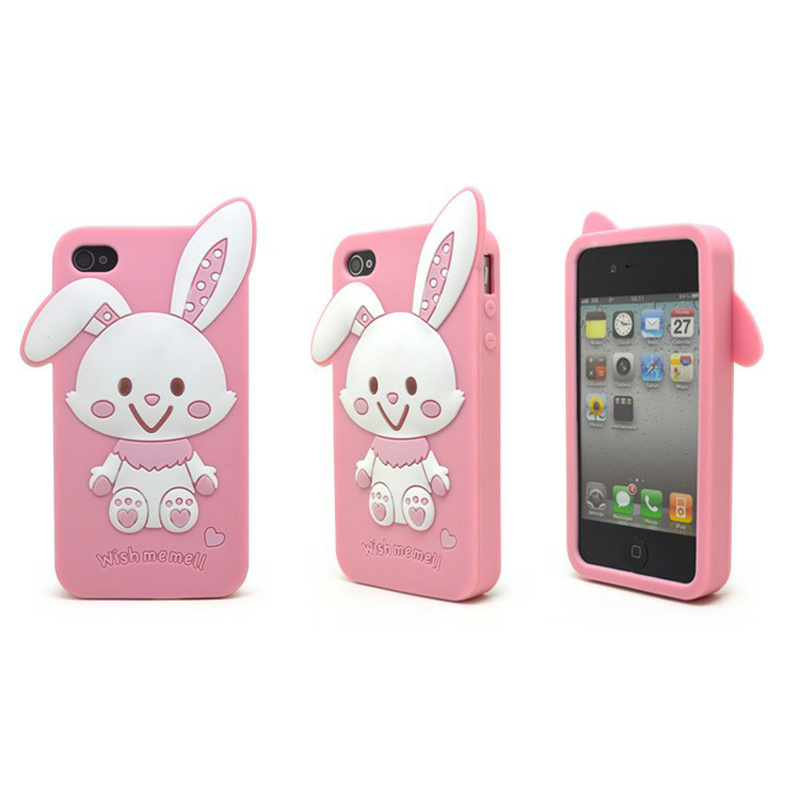 Wholesale Lovely Cartoon Silicon Phone Cover/Case for iPhone 6g