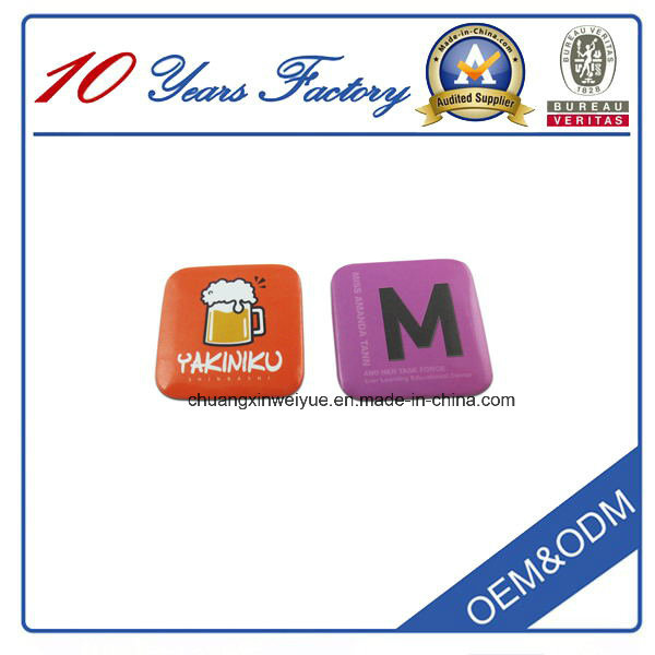 Customized Exquisite Souvenir Gift Tin Button Badge